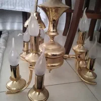 لوستر سه شاخه بدون خط و خش