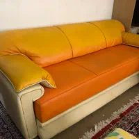 مبل راحتی ۷ نفره چرمی سالم