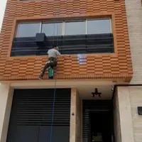 راپل کار در ارتفاع نما شویی پیچ رولپلاک نما|خدمات پیشه و مهارت|کیش, |دیوار