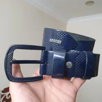 کمربند چرمی سرمه ای