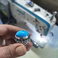 انگشتر فیروزه رکاب شاکری. دورزمردبه. شرط