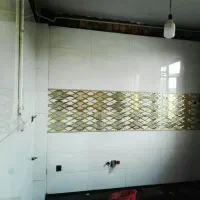 کاشی کاری اسلب سرامیک کاری بین کابینت|خدمات پیشه و مهارت|چناران, |دیوار