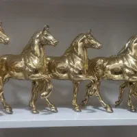 تولید و پخش اسب برنزی پرشی برنجی دکوری کادویی|صنایع دستی و سایر لوازم تزئینی|رباطکریم, شترخوار|دیوار
