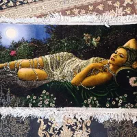 تابلو فرش دست بافت|تابلو فرش|شهرکرد, |دیوار