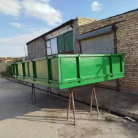 تریلی پشت تراکتوری|ماشین‌آلات صنعتی|شال, |دیوار