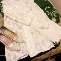 لباس مجلسی دخترانه تا۱۲سال وکفش دخترانه