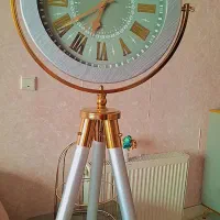 ساعت ۳پایه نقره ای|ساعت دیواری و تزئینی|هشتگرد, هیو|دیوار