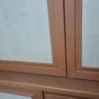 6 تکه کابینت فلزی درب چوب با کیفیت خوب