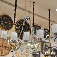 لوستر لاینر خطی 5 شعله برند کارتهران عمده و تک|لوستر و چراغ آویز|مشهد, توس (بلوار توس)|دیوار