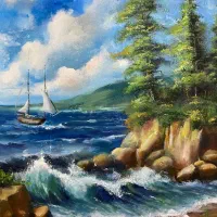 تابلوی نقاشی رنگی