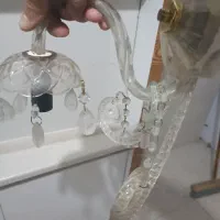 لوستر تک شاخ شیشه ای