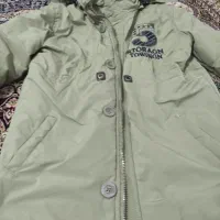 کاپشن پسرانه رنگ سبز یشمی