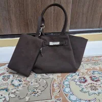 کیف جیر قهوه‌ای نو