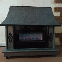 بخاری گازی شومینه ایمن گاز مشهد مدل شراره