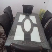 میز شیش نفره|میز و صندلی غذاخوری|دالاهو, |دیوار