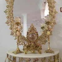 اینه کنسول برنزی|بوفه، ویترین، کنسول|تبریز, |دیوار