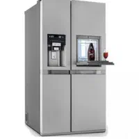 ساید بای ساید دوو مدل 3033رنگ تیتانیوم در حد نو