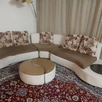 مبل راحتی مدل یو|مبلمان خانگی و میز عسلی|مشهد, شاهد (شهرک غرب)|دیوار