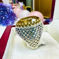 انگشتر فوق کلکسیونی گوهرسنگ سیترین کوارتز جواهری|بدلیجات|تبریز, |دیوار