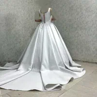 لباس عروس ساتن مدل پرنسسی|لباس|مشکیندشت, |دیوار