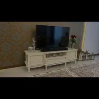 میز تلویزیون چوبی.میز تلویزیون منبت کاری.تیوی|میز تلویزیون|مشهد, بهمن|دیوار