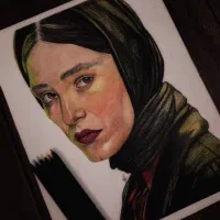 سفارش نقاشی چهره- مدادرنگی
