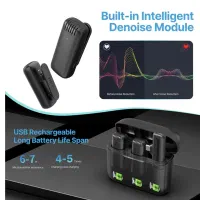 میکروفن یقه ای دوتایی J13 (سازگاری اندروید و اپل)|لوازم جانبی موبایل و تبلت|بابلسر, |دیوار