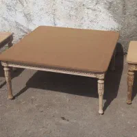 میز جلو مبلی عسلی چوب گردو میزجلومبلی|مبلمان خانگی و میز عسلی|مشهد, حضرت حجت|دیوار