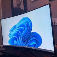 مانیتور ۳۲ اینچ خمیده توییستد مایند درجه یک|تلویزیون و پروژکتور|ری, دیلمان|دیوار