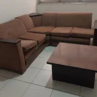 مبل راحتی ال با جلو مبلی