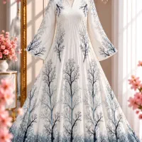 پیراهن مجلسی دراعه کویتی