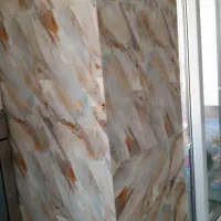 دیوار پوش فومی پی وی سی نصب حرفه ای