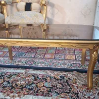 مبل استیل ۹ نفره با ۳ میز جلومبلی|مبلمان خانگی و میز عسلی|مشهد, رسالت|دیوار