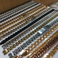 دستبند گردنبند انگشتر نیم ست استیل رنگ ثابت|بدلیجات|نیشابور, امام خمینی|دیوار