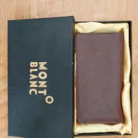 کیف پول چرم برند mont blanc