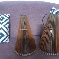 لوستر چوبی
