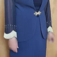 کت و دامن مجلسی سورمه ای