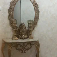 آینه شمعدان طرح برنز