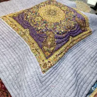 لحاف کرسی تالشی 3 در 3 سلطنتی دست دوز با لوازم|رختخواب، بالش، پتو|تهران, شهید رجایی|دیوار