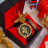 ست مردانه.کادو وهدیه مرد.ساعت اسپرت وچرمی