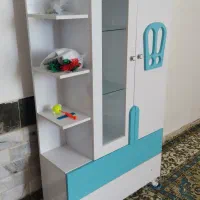 کمد و تخت نوزاد در حد نو