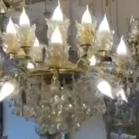لوسترهای برنزی ترکیب چینی و برنز ،،باضمانت دائم|لوستر و چراغ آویز|کرمانشاه, |دیوار