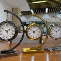 ساعت رومیزی هلال ماه آرتمیس فلزی ضمانت رنگ کادویی