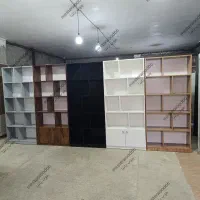 کتابخانه کمددار بهمراه ارسال رایگان|کتابخانه، شلف، قفسههای دیواری|تهران, سیزده آبان|دیوار