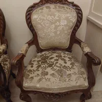سرویس مبل قدیمی ۷ نفره با ست نهار خوری کامل ۶ نفره|مبلمان خانگی و میز عسلی|تهران, زرگنده|دیوار