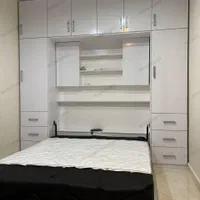 تخت کمجا مدل 01همراه کمددیواری تختخواب کم‌جا تاشو|تخت و سرویس خواب|تهران, خانی آباد نو جنوبی|دیوار