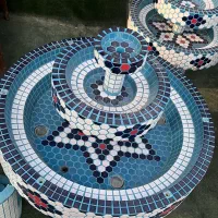 آبنما مجلل لرستان مقاوم حوض مجسمه کاشیکاری|مصالح و تجهیزات ساختمان|بروجرد, |دیوار