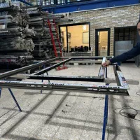 نمای شیشه ای کرتین وال پنجره آلومینیومی ترمال بریک|خدمات پیشه و مهارت|کیش, |دیوار