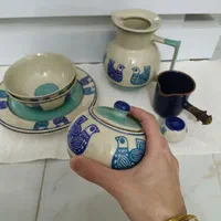 پارچ قندان نمکدان بشقاب کاسه سرامیکی دوریکا سسخوری|ظروف سرو و پذیرایی|تهران, مهران (سیدخندان)|دیوار