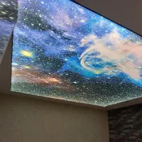 سقف کشسان سقف کاذب لابل  لاکر آسمان مجازی